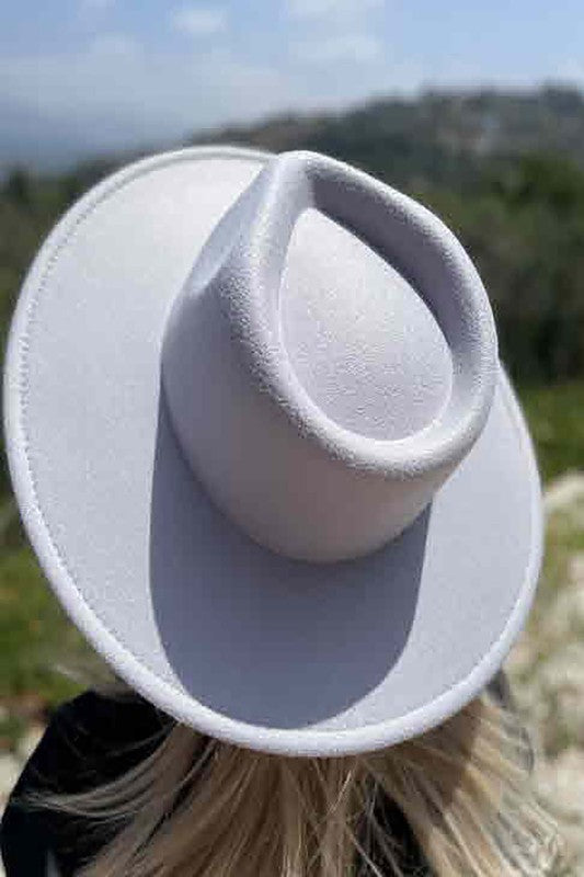 Flat Brim Fedora Fashion Hat For Kids