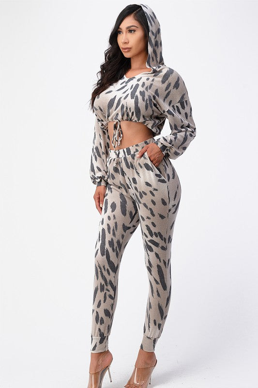 Hoodie Top & Jogging pants set