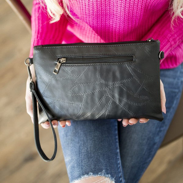 Skya Studded Crossbody Bag Clutch