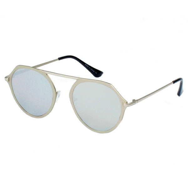 Classic Round Mirrored Fashion Sunglasses