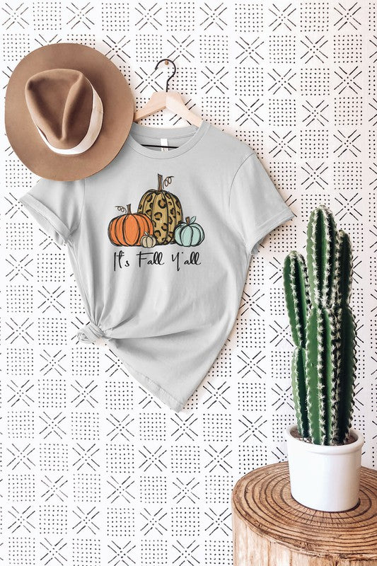 It's Fall Y'all Pumpkins Graphic Tee