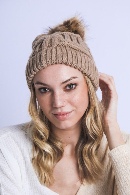 POM KNITTED BEANIES