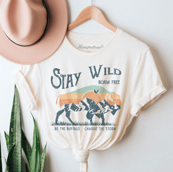 Stay Wild Graphic Top