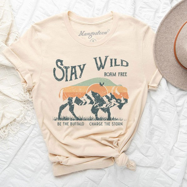 Stay Wild Graphic Top