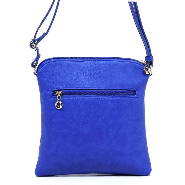 Fashion Zip Tassel Crossbody Bag