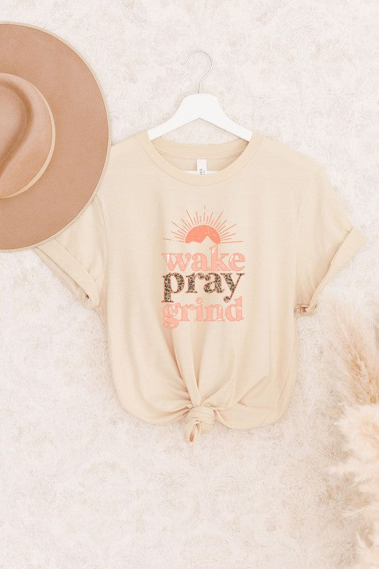 Wake Pray Grind Graphic Tee