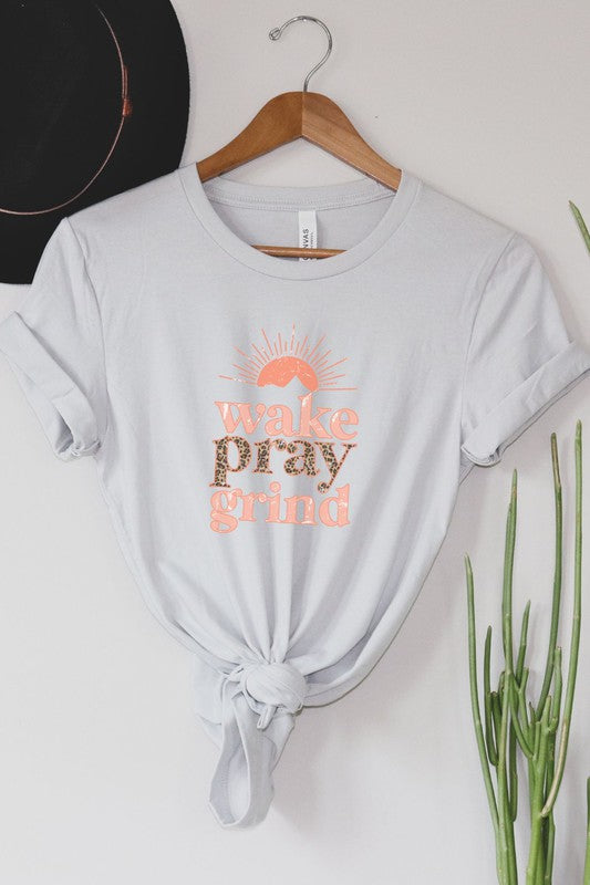 Wake Pray Grind Graphic Tee