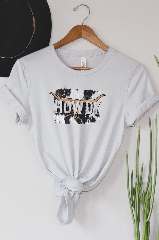 Howdy Cowhide Graphic Tee