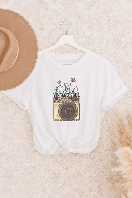 Vintage Soul Dispo Camera Graphic Tee