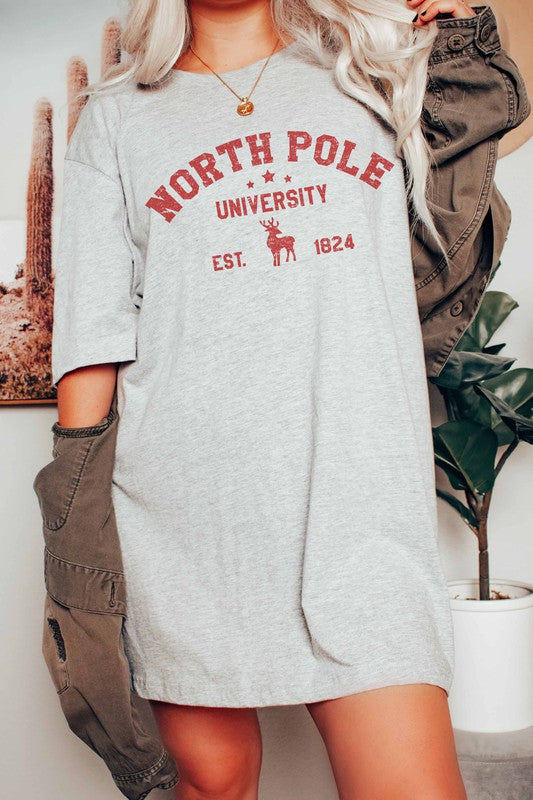 NORTH POLE UNIVERSITY GRAPHIC TEE