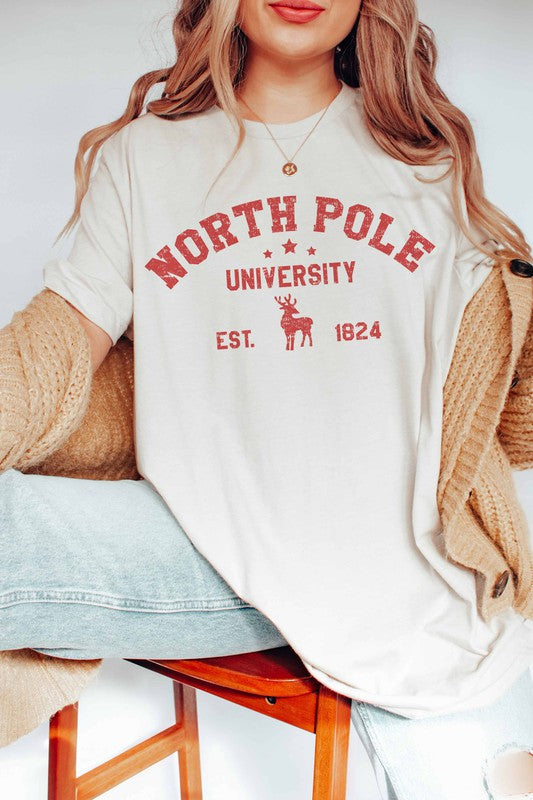 NORTH POLE UNIVERSITY GRAPHIC TEE