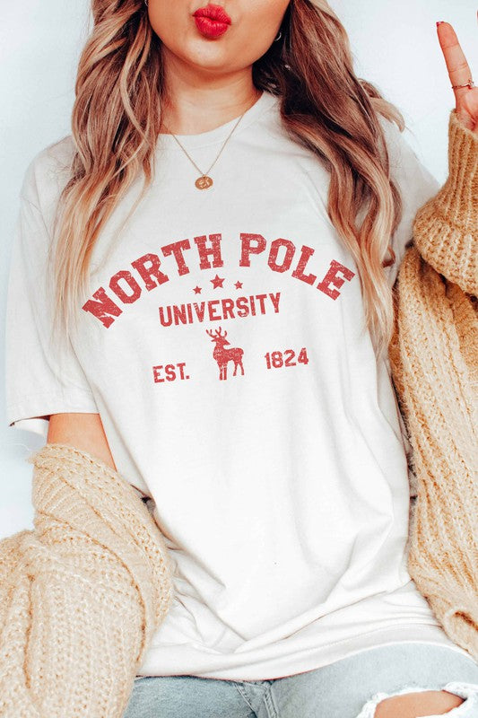 NORTH POLE UNIVERSITY GRAPHIC TEE