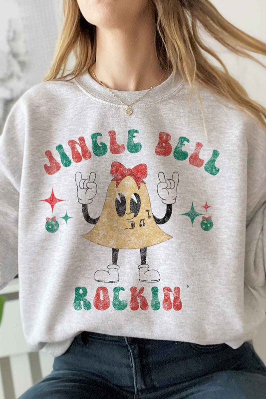 JINGLE BELL ROCKIN CHRISTMAS GRAPHIC SWEATSHIRT