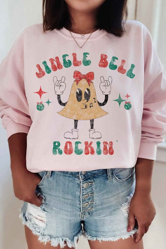 JINGLE BELL ROCKIN CHRISTMAS GRAPHIC SWEATSHIRT