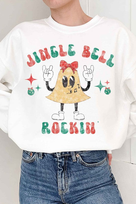 JINGLE BELL ROCKIN CHRISTMAS GRAPHIC SWEATSHIRT