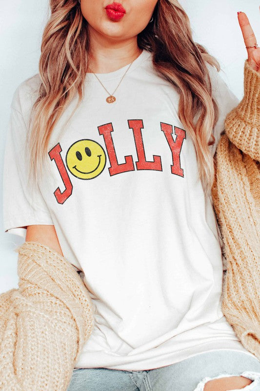JOLLY SMILEY GRAPHIC TEE