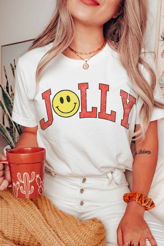 JOLLY SMILEY GRAPHIC TEE