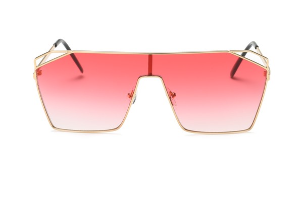 Square Oversize Tinted Fashion Sunglasses