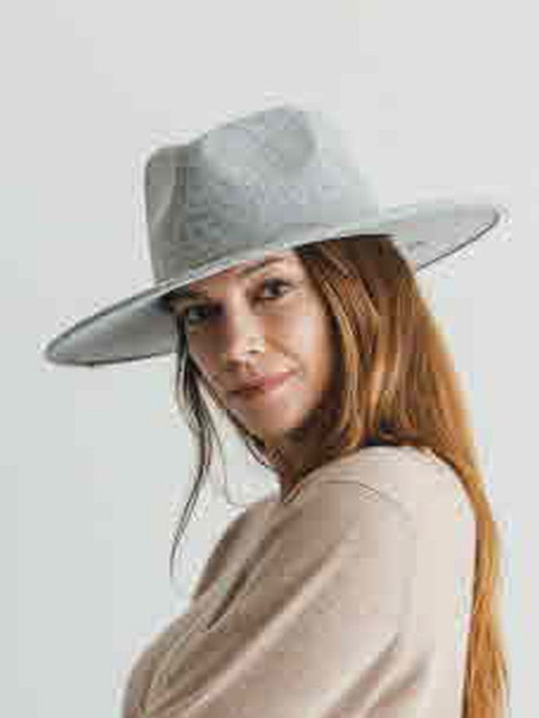 WIDE BRIM DANDY PANAMA HAT FOR WOMEN