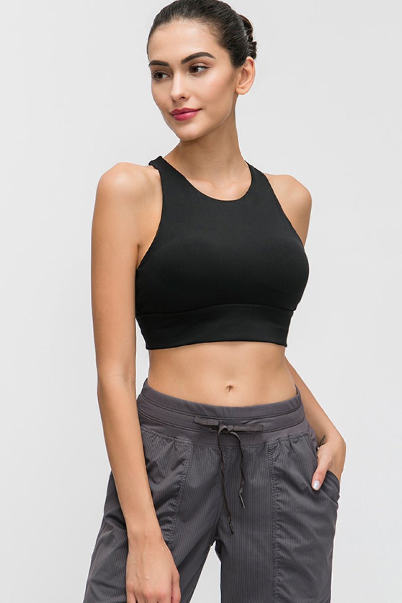 Halter Keyhole Sports Bra - Wicked Felina Boutique