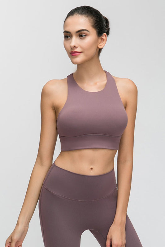 Halter Keyhole Sports Bra - Wicked Felina Boutique