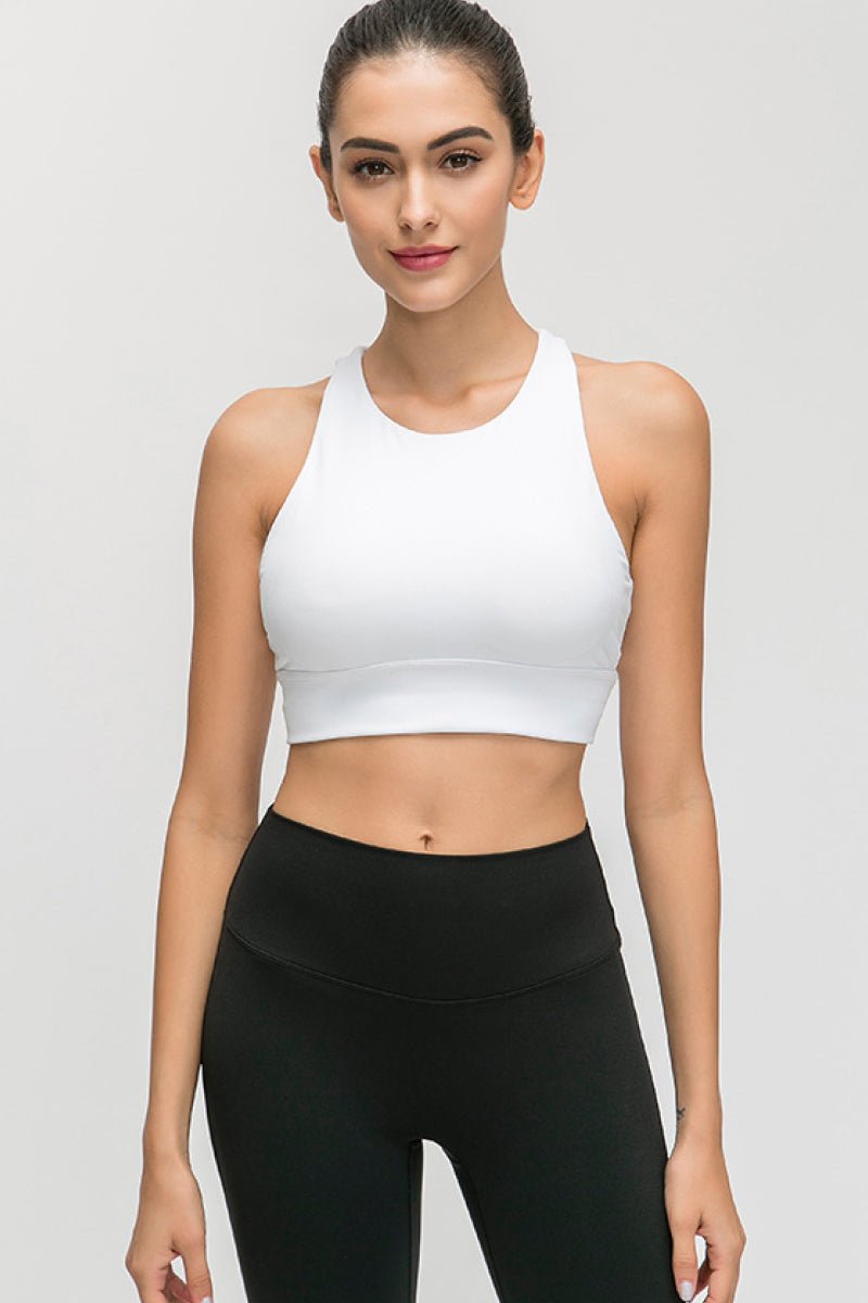 Halter Keyhole Sports Bra - Wicked Felina Boutique