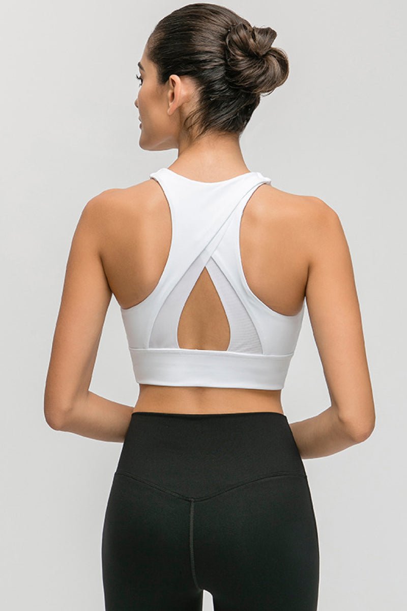 Halter Keyhole Sports Bra - Wicked Felina Boutique