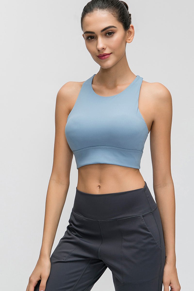 Halter Keyhole Sports Bra - Wicked Felina Boutique