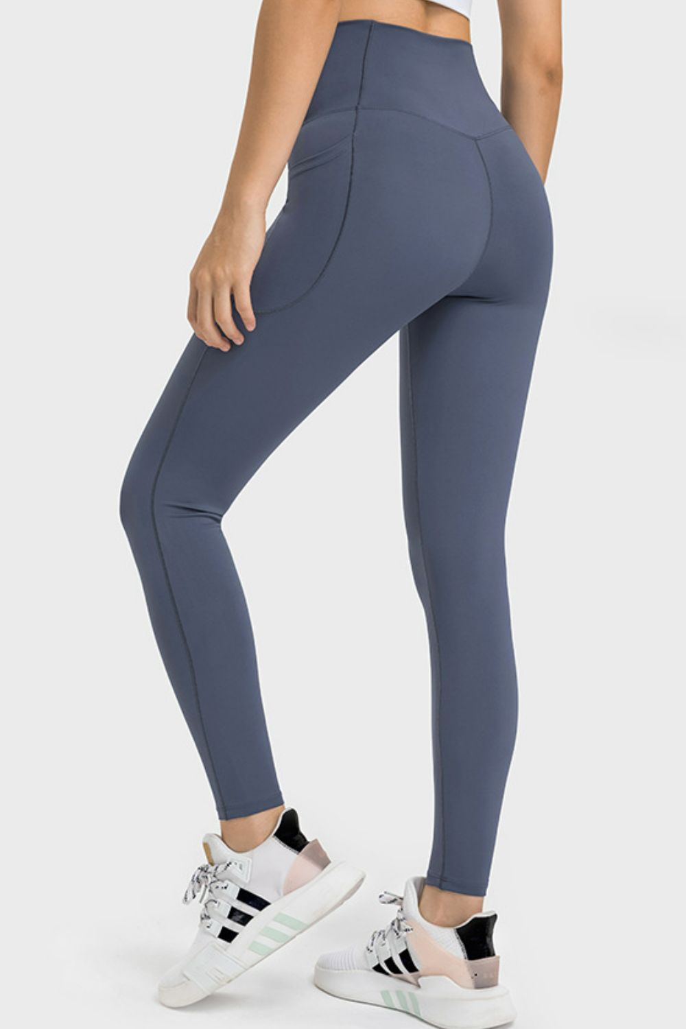 V-Waist Yoga Leggings with Pockets - Wicked Felina Boutique