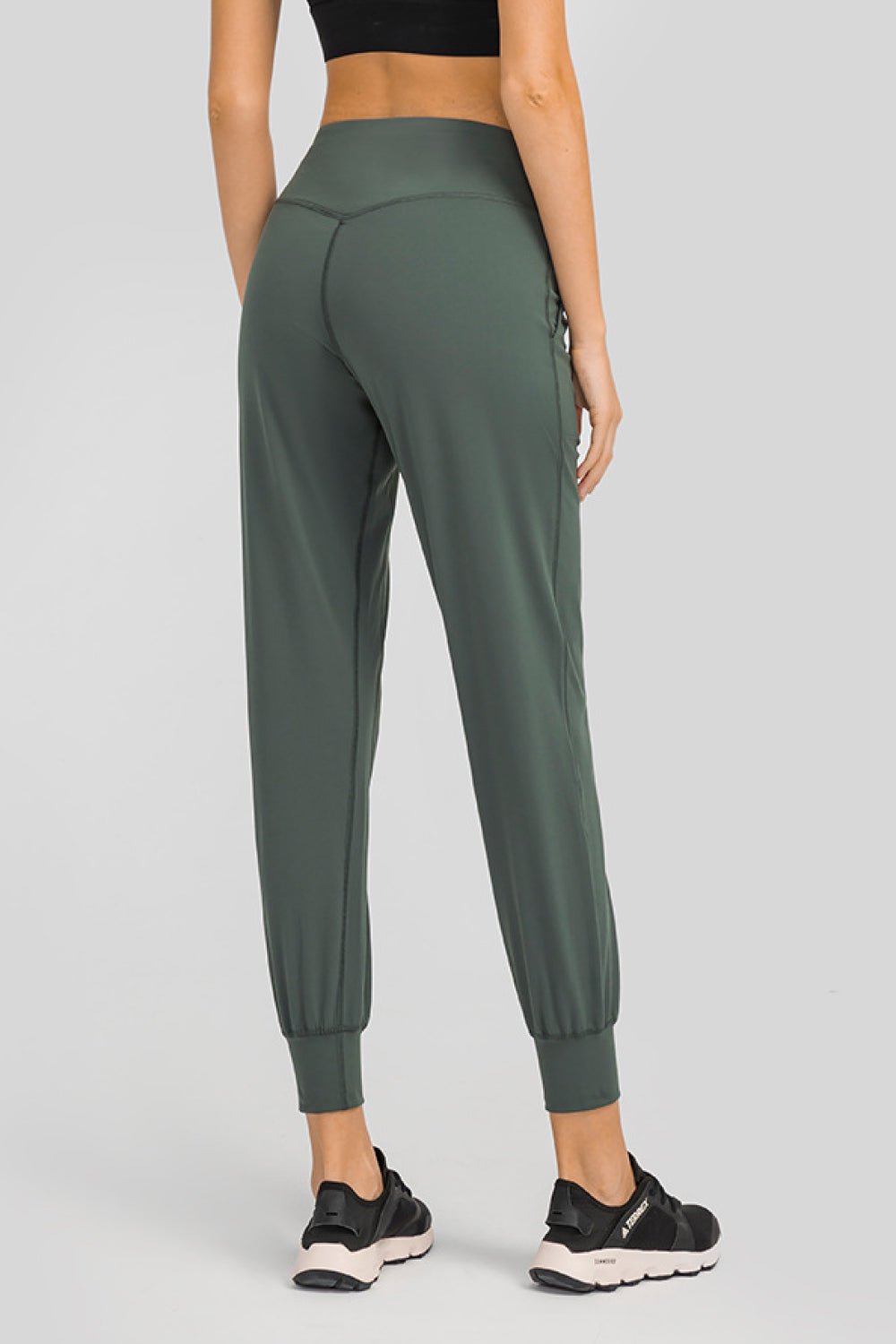 Wide Waistband Slant Pocket Pants - Wicked Felina Boutique