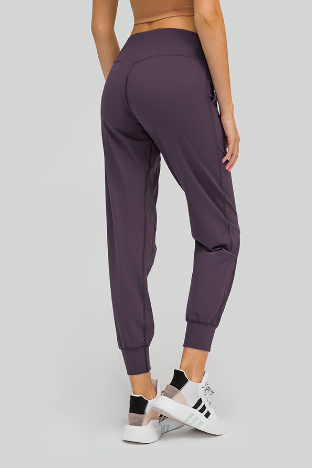 Wide Waistband Slant Pocket Pants - Wicked Felina Boutique