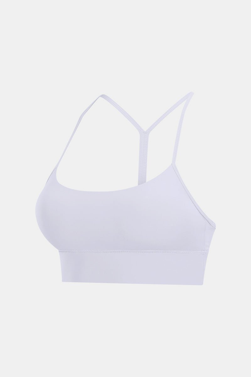 Y Back Yoga Bra Tops - Wicked Felina Boutique