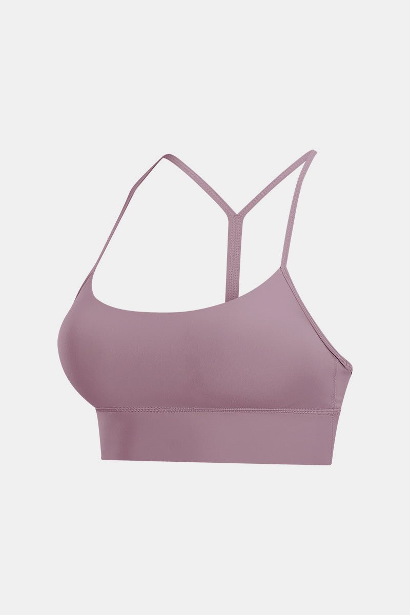 Y Back Yoga Bra Tops - Wicked Felina Boutique